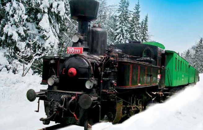 Historischer Zug Tschechische Bahnen