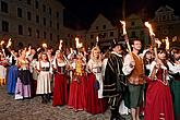 Fire procession through the town 