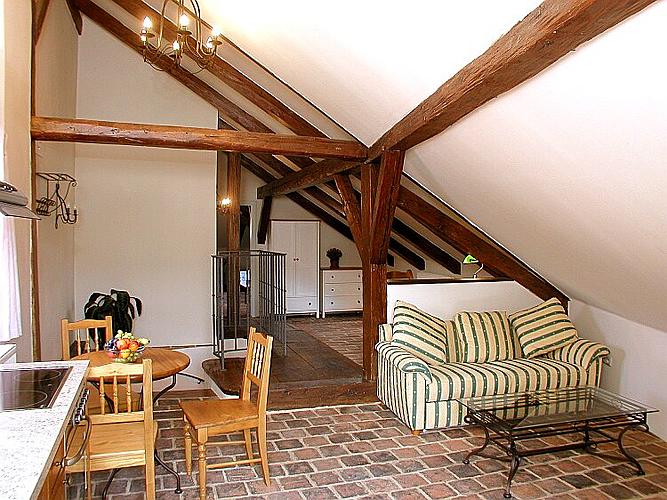 Apartmán č. 7 - obývací pokoj