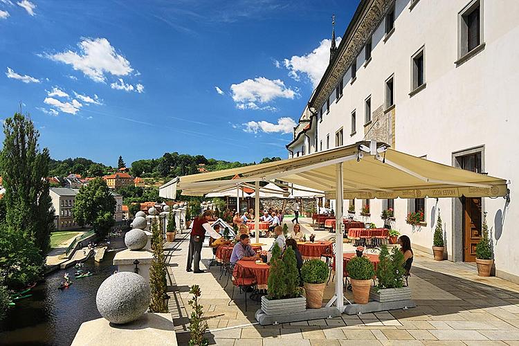 Hotel Růže Český Krumlov, terasa